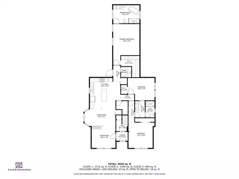 Floorplan - 136 Salem St # -2, Reading, MA 01867 photo 3 of 4