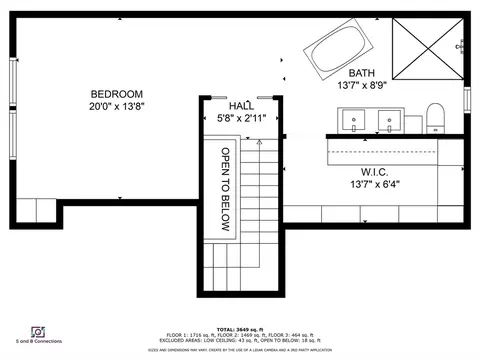 Floorplan - 136 Salem St # -2, Reading, MA 01867 photo 2 of 4
