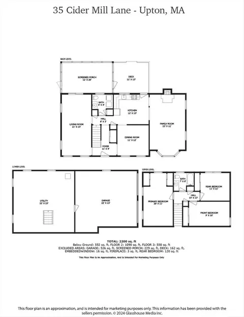 Floorplan - 35 Cider Mill Ln, Upton, MA 01568 photo 1 of 1