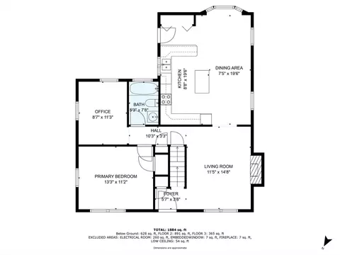 Floorplan - 31 Sunset Dr, Beverly, MA 01915 photo 2 of 4