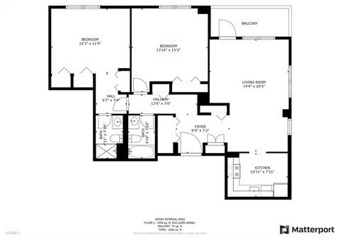 Floorplan - 4 Summit Dr #511, Reading, MA 01867 photo 1 of 1