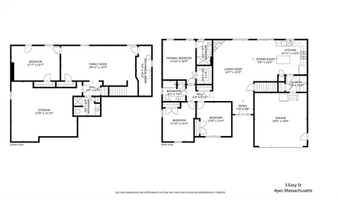 Floorplan - 3 Easy St, Ayer, MA 01432 photo 1 of 1