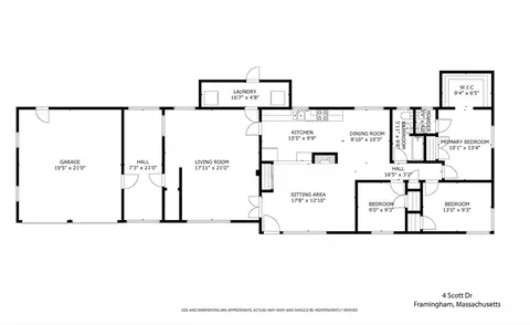 Floorplan - 4 Scott Dr, Framingham, MA 01701 photo 1 of 1