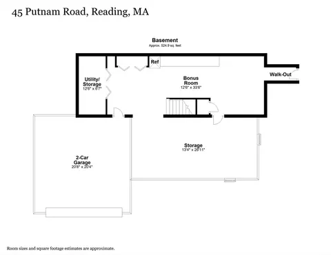 Floorplan - 45 Putnam Rd, Reading, MA 01867 photo 3 of 3