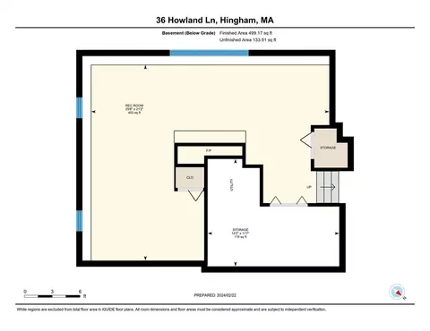 Floorplan - 36 Howland Ln, Hingham, MA 02043 photo 4 of 4