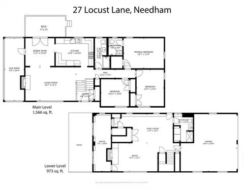 Floorplan - 27 Locust Ln, Needham, MA 02492 photo 1 of 1