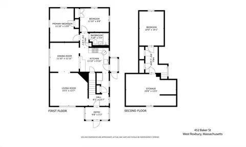 Floorplan - 452 Baker St, Boston, MA 02132 photo 1 of 1