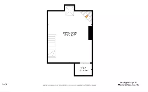 Floorplan - 14 Apple Ridge Rd #3, Maynard, MA 01754 photo 3 of 4