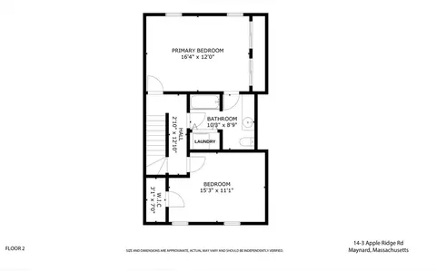 Floorplan - 14 Apple Ridge Rd #3, Maynard, MA 01754 photo 2 of 4
