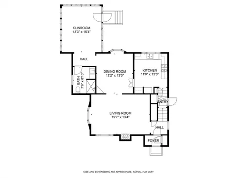 Floorplan - 211 Cedar St, Dedham, MA 02026 photo 1 of 3