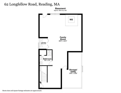 Floorplan - 62 Longfellow Rd, Reading, MA 01867 photo 2 of 2