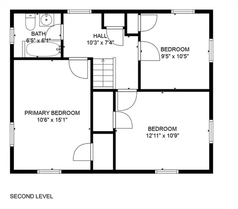 Floorplan - 409 Mount Vernon St, Dedham, MA 02026 photo 2 of 3