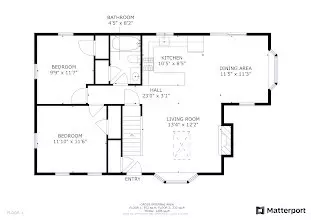 Floorplan - 335 Oak Leaf Rd, Eastham, MA 02642 photo 1 of 2