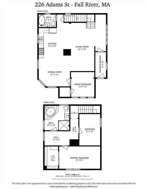 Floorplan - 226 Adams St, Fall River, MA 02720 photo 1 of 1