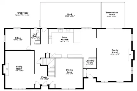 Floorplan - 15 Washington Dr, Acton, MA 01720 photo 1 of 3