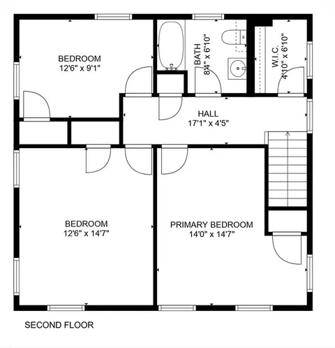 Floorplan - 4 Hillside Rd, Dedham, MA 02026 photo 2 of 3