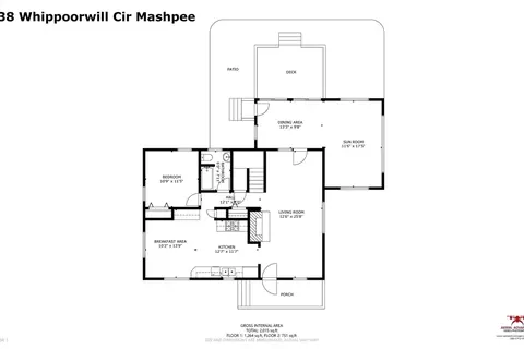 Floorplan - 138 Whippoorwill Cir, Mashpee, MA 02649 photo 1 of 2