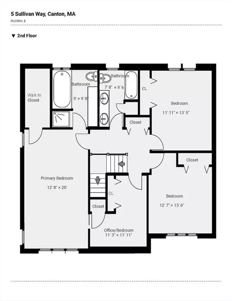 Floorplan - 5 Sullivan Way, Canton, MA 02021 photo 2 of 3