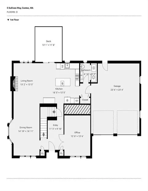 Floorplan - 5 Sullivan Way, Canton, MA 02021 photo 1 of 3