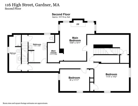 Floorplan - 116 High St, Gardner, MA 01440 photo 2 of 4