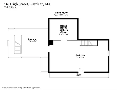 Floorplan - 116 High St, Gardner, MA 01440 photo 3 of 4