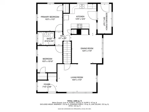 Floorplan - 52 Collins St, Worcester, MA 01606 photo 1 of 3