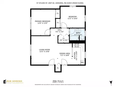 Floorplan - 57 Sylvan St #6C, Danvers, MA 01923 photo 1 of 1