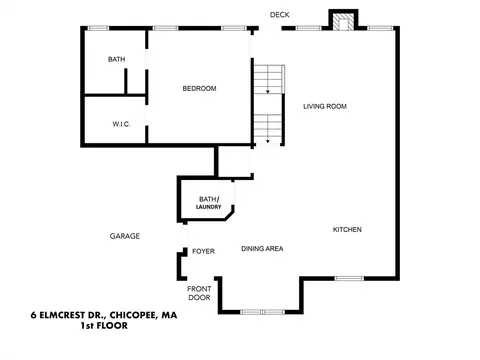 Floorplan - 6 Elmcrest Dr #6, Chicopee, MA 01013 photo 1 of 3