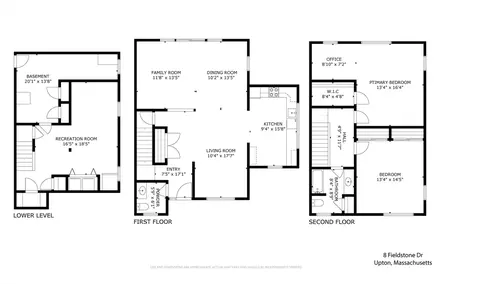 Floorplan - 8 Fieldstone St #8, Upton, MA 01568 photo 1 of 1