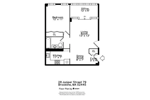 Floorplan - 28 Juniper St #79, Brookline, MA 02445 photo 1 of 1