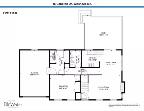 Floorplan - 15 Carleton Dr, Mashpee, MA 02649 photo 1 of 3