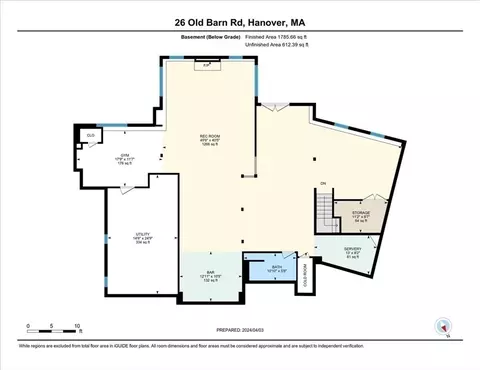 Floorplan - 26 Old Barn Rd, Hanover, MA 02339 photo 4 of 4