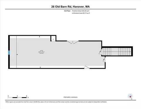 Floorplan - 26 Old Barn Rd, Hanover, MA 02339 photo 3 of 4