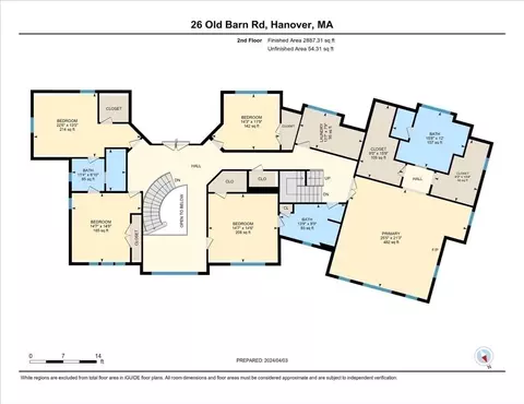 Floorplan - 26 Old Barn Rd, Hanover, MA 02339 photo 2 of 4