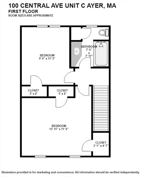 Floorplan - 100 Central Ave #3, Ayer, MA 01432 photo 1 of 2