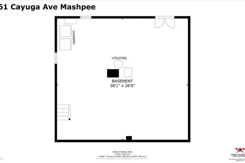 Floorplan - 61 Cayuga Ave, Mashpee, MA 02649 photo 3 of 3