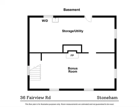 Floorplan - 36 Fairview Rd, Stoneham, MA 02180 photo 4 of 4