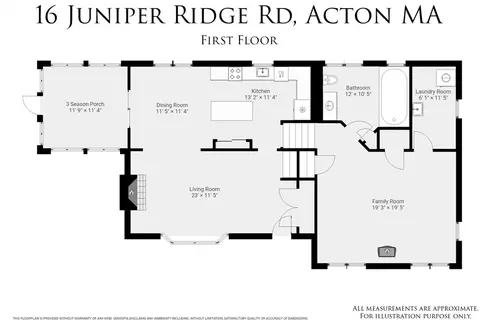 Floorplan - 16 Juniper Ridge Rd, Acton, MA 01720 photo 1 of 3