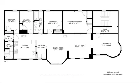 Floorplan - 58 Providence St, Worcester, MA 01604 photo 4 of 5