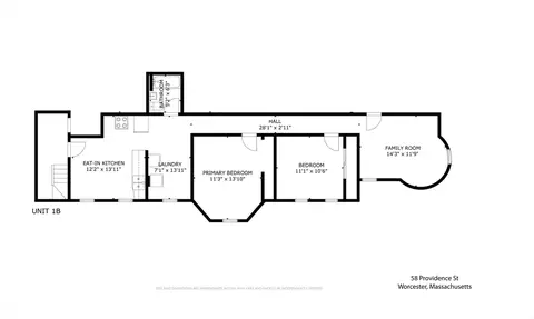 Floorplan - 58 Providence St, Worcester, MA 01604 photo 2 of 5