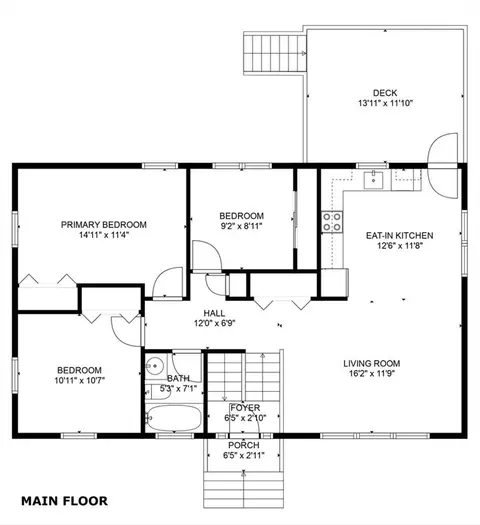 Floorplan - 5 Dana Rd, Maynard, MA 01754 photo 1 of 2