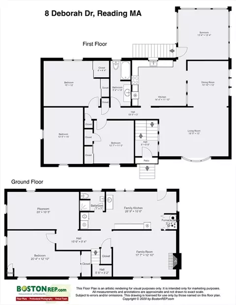 Floorplan - 8 Deborah Dr, Reading, MA 01867 photo 1 of 1