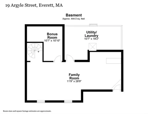 Floorplan - 19 Argyle St, Everett, MA 02149 photo 1 of 4
