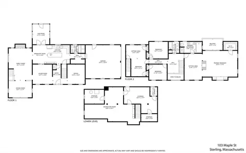Floorplan - 103 Maple St, Sterling, MA 01564 photo 1 of 1