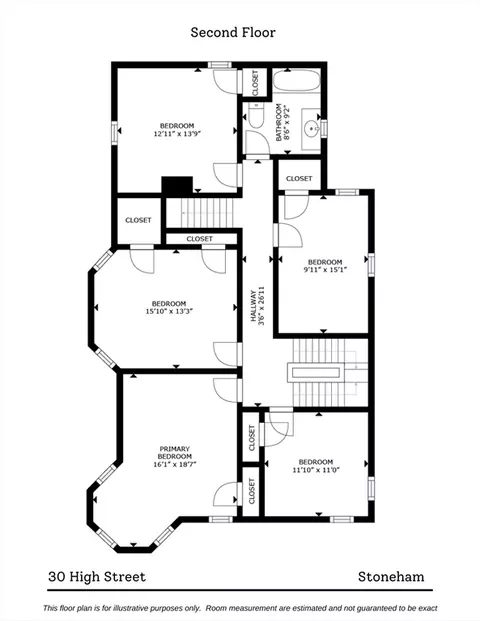 Floorplan - 30 High St, Stoneham, MA 02180 photo 2 of 4