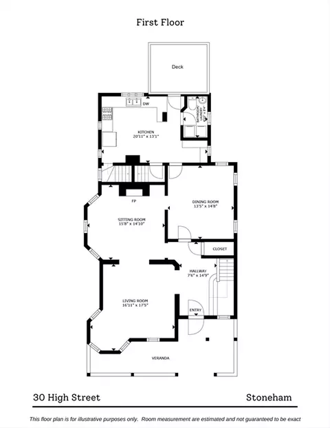 Floorplan - 30 High St, Stoneham, MA 02180 photo 1 of 4