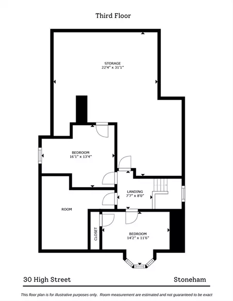 Floorplan - 30 High St, Stoneham, MA 02180 photo 3 of 4