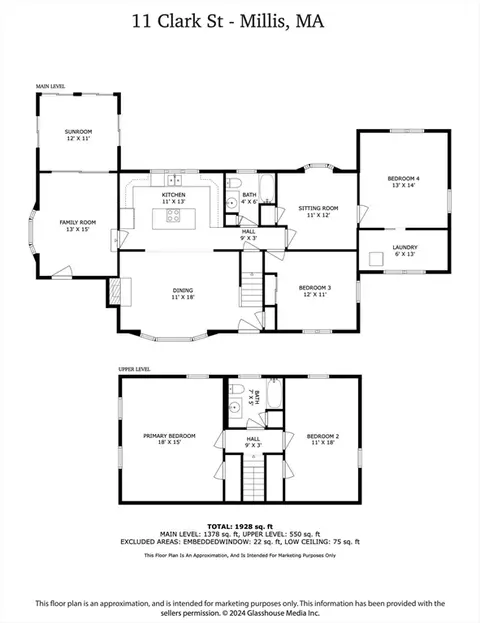 Floorplan - 11 Clark Rd, Millis, MA 02054 photo 1 of 1