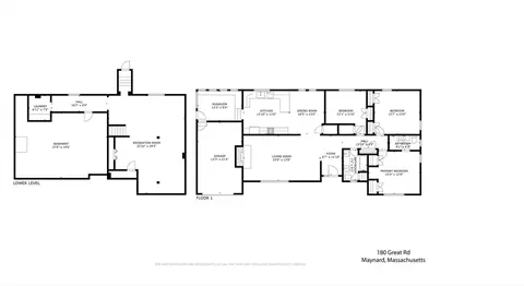 Floorplan - 180 Great Rd, Maynard, MA 01754 photo 1 of 1