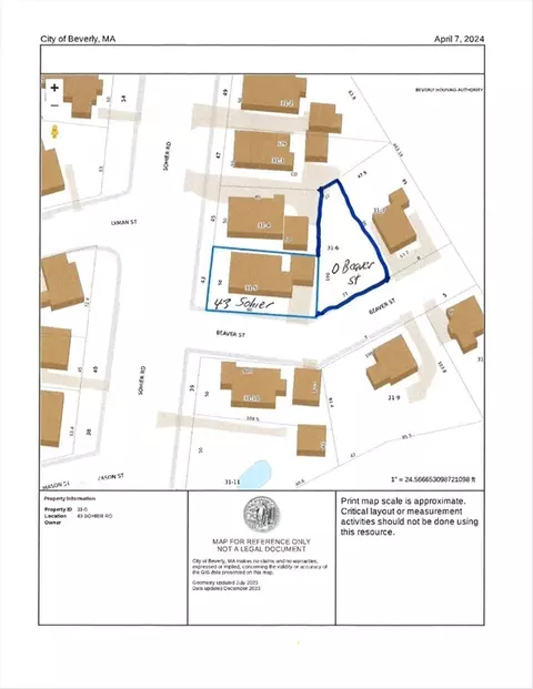 Floorplan - 43 Sohier Rd, Beverly, MA 01915 photo 1 of 3